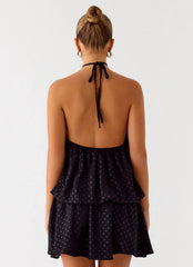 Bet You Wanna Mini Dress - Black